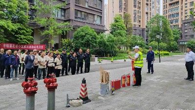 國晉消防：“火”速行動，消防演練進(jìn)小區(qū)，防患未“燃”！