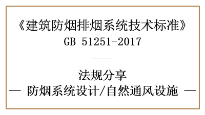 消防系統(tǒng)設計中自然通風設施設置要求-四川國晉消防分享