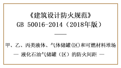 怎樣設(shè)置液化石油氣儲(chǔ)罐(區(qū))的防火間距—四川國晉消防分享